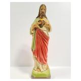 Vintage chalkware figure statue of Jesus