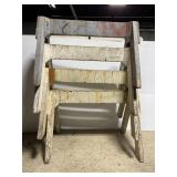 Lot of 4 wooden sawhorses