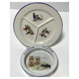 Vintage ceramic children