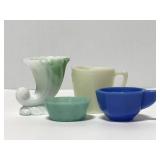 Akro Agate and McKee petite pieces