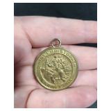 Saint Christopher token/medal