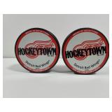 Two Detroit Red Wings  Hockeytown pucks