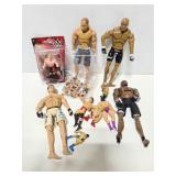 Collection of WWF Action figures