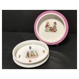 Pair of vintage ceramic children