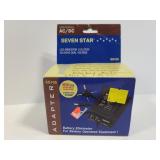Universal seven star AC/DC adapter in box