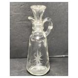 Vintage glass cruet
