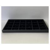 Black velvet jewelry display box