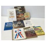 Lot of recipe cookbooks