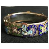 Rooster & butterfly vintage bracelet