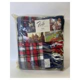 New old stock vintage Faribo acrylic wool blanket