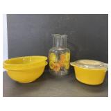 Vintage yellow Pyrex lot