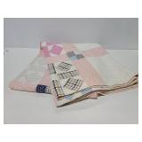 Vintage hand stitched quilt