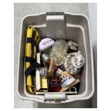 Lot box of unique, antique, & vintage items