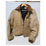 Well-loved vintage quilted carhartt jacket