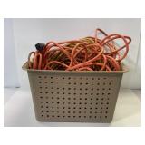 Lot box of heavy-duty extension cords