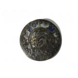 Sterling silver tribal brooch