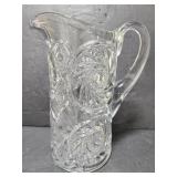 Cut glass pitcher