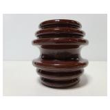 Brown ceramic insulator