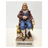 McCormick Ben Franklin whiskey decanter
