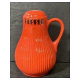 Vintage red pepper shaker