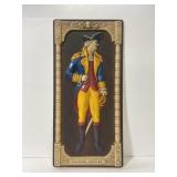 Vintage colonial officer 3D wall decor