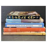 Lot of collectibles, antiques, & furniture books