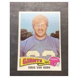 1975 Doug Van Horn - Topps football card