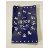 Vintage horoscope zodiac booklet