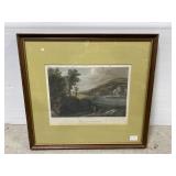 Framed antique 1800