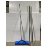 Snow roof rake w/ extension poles