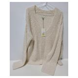 A new day medium v-neck sweater