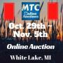 MTC Oct. 29th - NOV. 5TH Online Auction