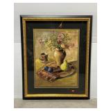 Signed A. Quaini limited edition still life print