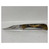 Vintage stainless steel Japan eagle pocket knife