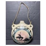 Vintage Navajo Indian pottery canteen water jug