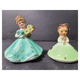 Vintage March and August birthday figurines