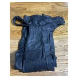 Pair of USA biker genuine leather chaps