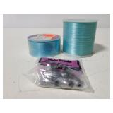 Fishing line and egg sinkers