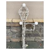 Light up lamp post Christmas display