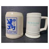 Two Old Heidelberg steins