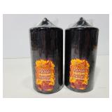 Pair of Patchouli new pillar candles