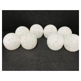 Lot of color changing glitter globes