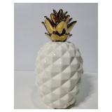Homegoods gold/white ceramic pineapple