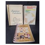 Trio of cookbooks