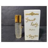 Vintage Great Lady perfume bottle and box