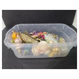 Vintage glass ornaments