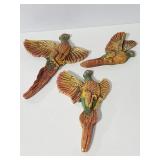 Vintage Miller Studios chalkware bird wall decor