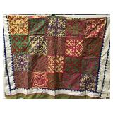 Hand made patchwork sequin tapestry