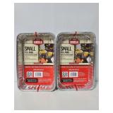 Small foil grill pans two 3pks
