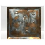 Metal designed tray/ wall art